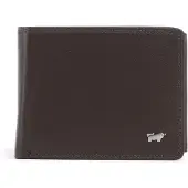 Braun Büffel Portemonnaie GOLF RFID Geldbörse 8 Kartenfächer + Loop braun Uni - Leder