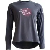 Zimtstern - Women's Spunz Shirt L/S - Radtrikot Gr S schwarz
