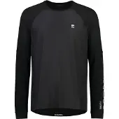 Mons Royale - Winddichtes MTB-T-Shirt aus Merinowolle &ndash; Herren &ndash; Tarn Merino Wind Jersey M - Tarn Merino Wind Jersey M Black für Herren