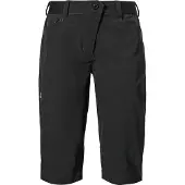 Schöffel 3/4-Hose SCHÖFFEL "Capri Pants Style Keitele WMS", Damen, Gr. 36, Normalgrößen, schwarz (9990, schwarz), Oberstoff: 88% Polyester, 12% Elasthan, Hosen 3/4-Hose