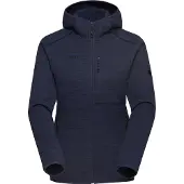 Mammut - Women's Arctic IV Midlayer Hooded Jacket - Fleecejacke Gr L blau