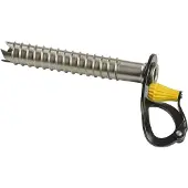 C.A.M.P. Rocket Eisschraube aus Chrom-Molybdän-Stahl, 13 cm lang, mit integrierter Kurbel
