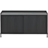 Muuto Enfold Sideboard, 124 x 63 cm, schwarz / anthrazit