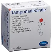 Dermaplast TAMPONADEBINDE 1 cmx5 m steril Hartmann 1 St.