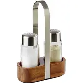 Aps Menage-Set "Wood", (Set), für Salz und Pfeffer, Akazie