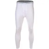 Bugatti Herren Lange Unterhose - Feinripp, Eingriff, Baumwolle, einfarbig Weiß XXL