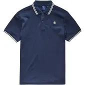 G-Star Dunda Slim Stripe Kurzarm-poloshirt Blau S Mann Blau S
