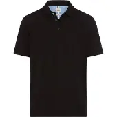Brax Poloshirt schwarz kurzarm