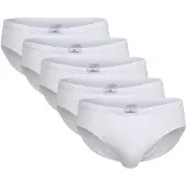 Götzburg Slip GÖTZBURG "Slip 5er Pack", Herren, Gr. L, weiß, Obermaterial: 100% Baumwolle CO., Unterhosen Slip