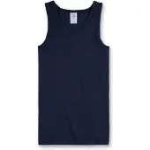 Sanetta Unterhemd "Unterhemd 1er Pack", Jungen, Gr. 176, N-Gr, blau (dunkelblau), Obermaterial: 100% Baumwolle CO(Bio)., Unterhemden Unterhemd