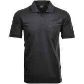 Ragman Poloshirt "Poloshirt Softknit-Polo", Herren, Gr. S, grau (dunkelgrau), Obermaterial: 70% Baumwolle CO. 30% Polyester PES., Shirts Poloshirt