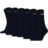 Puma Unisex Sportsocken, 6 Paar - Tennissocken, Crew Sport Socken, einfarbig