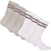 FILA Unisex Socken, 6er Pack - Strümpfe, Street, Lifesyle, Sport (2x 3 Paar)