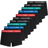 Jack & Jones JACK&JONES Herren Boxer Shorts, 10er Pack - JACHUEY TRUNKS, Baumwoll-Stretch