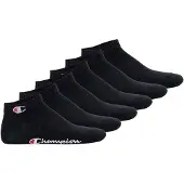 Champion Unisex Socken, 6er Pack - Quarter Socken, Basic, Logo