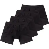 Schiesser Boxershorts "Boxershort 4er Pack", Herren, Gr. XXL, schwarz, Obermaterial: 95% Baumwolle CO. 5% Elasthan EL., Unterhosen Boxershorts