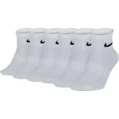 Nike Unisex 6er Pack Sportsocken - Everyday, Lightweight No Show Ankle, einfarbig