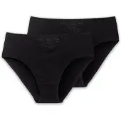 Schiesser Damen Tai-Slips, 2er Pack - "Cotton Essentials", Tai Pants, Baumwolle