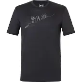 Super.natural M Hiking Tee jet black/vapor grey (S15) M