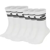 Nike Unisex 6er Pack Sportsocken - Everyday Essential Stripe, einfarbig