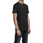 Jack & Jones T-Shirt "T-Shirt JACBASIC CREW NECK TEE 2PK 4er Pack", Herren, Gr. M, schwarz, Obermaterial: 100% Baumwolle CO., Shirts T-Shirt
