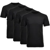 Ragman Herren T-Shirt 4er Pack - 1/2 Arm, Unterhemd, Rundhals