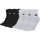 Nike Unisex 6er Pack Sportsocken - Everyday, Lightweight No Show Ankle, einfarbig