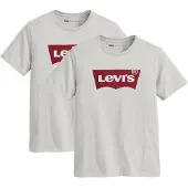 Levi's Herren T-Shirt 2er Pack - "Graphic Set-In Neck", Rundhals, Baumwolle