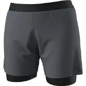 Dynafit - Traillauf-Shorts &ndash; Damen / Frau &ndash; Alpine Pro 2in1 Shorts - Alpine Pro 2/1 Shorts W Cinder für Damen - Größe L - Grau