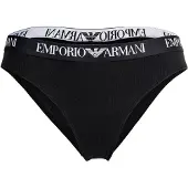 Emporio Armani für Damen. EW000404_AF13033 2er Set einfarbiger brasilianischer Schlüpfer schwarz (L), Heimtextilien, Baumwolle
