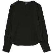 Vero Moda Bluse Esme 10338288 Schwarz Regular Fit