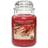 Yankee candle Raumdüfte Duftkerzen Sparkling Cinnamon Classic Largel Glass