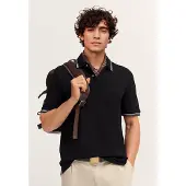 Bugatti Poloshirt 8150-15001E Schwarz Regular Fit