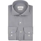 Profuomo Hemd Leinen Blau