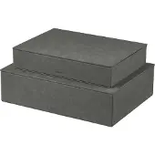 Blomus GmbH SAHLA Aufbewahrungsbox pewter 2tlg