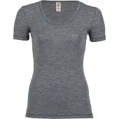 Engel - Damen-Shirt S/S - Alltagsunterwäsche Gr 46/48 grau