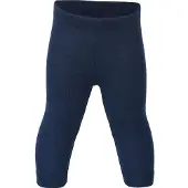Engel Leggings - Wolle/Seide - Navy - - 86/92 - Leggings - Wolle
