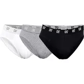 Cr7 Slip CR7 "Slip CR7 Basic, Slip, 3-pack 3er Pack", Herren, Gr. XL, bunt (schwarz, grau, weiß), Obermaterial: 95% Baumwolle CO. 5% Elasthan EL., Unterhosen Slip