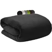 Beautissu DECKE Aurelia 150/200 cm Schwarz