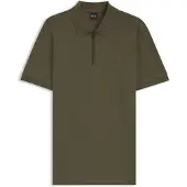 BOSS Slim-Fit Poloshirt aus Stretch-Baumwolle mit Reißverschluss Grösse M
