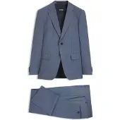 BOSS Slim-Fit Zweiteiler aus gemusterter Stretch-Wolle Grösse 46
