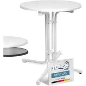 Beautissu BISTROTISCH Bistroni 70/70cm Weiß