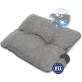 Beautissu LOUNGEKISSEN Beauflair Outdoor Rücken 70/40/12cm Hellgrau