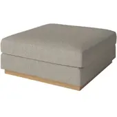 Bolia - Sepia Pouf 90 x 90 cm, Eiche geölt / Monza sand