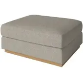 Bolia - Sepia Pouf 70 x 70 cm, Eiche geölt / Monza sand