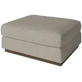 Bolia - Sepia Pouf 70 x 70 cm, Eiche dunkel geölt / Monza sand
