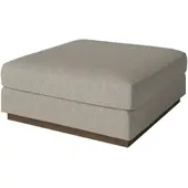 Bolia - Sepia Pouf 90 x 90 cm, Eiche dunkel geölt / Monza sand