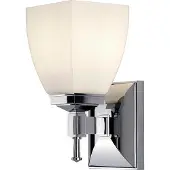 Elstead Lighting Elstead Shirebrook LED Wandleuchte G9 Chrom IP44