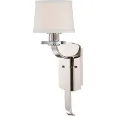 Elstead Lighting Elstead Sutton Place Wandleuchte E27 Imperial Silber
