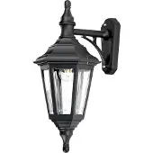 Elstead Lighting Elstead Kinsale Außen-Wandleuchte E27 46cm Schwarz IP44 Anti-Meerwasser